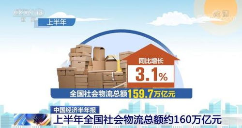 中國經濟半年報 上半年全國社會物流總額同比增長3.1% 社會經濟咨詢服務助力高質量發展